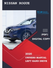 NISSAN ROGUE 2020 OWNERS MANUAL